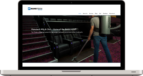 Manutech Website - Monterey Web Design