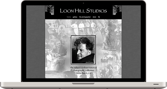 Loon Hill Studio website homepage