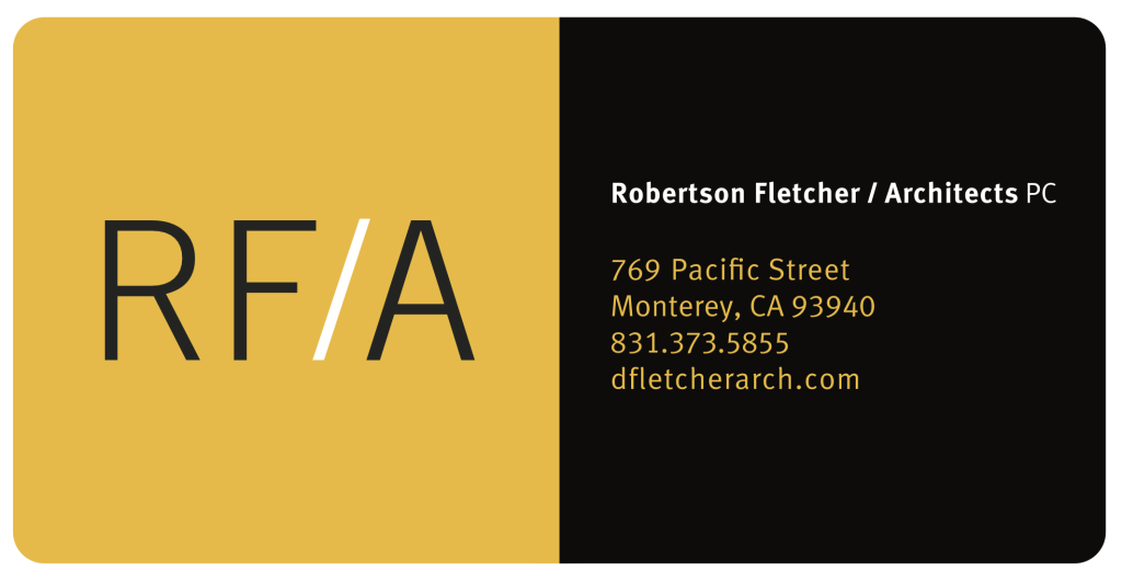 Robertson Fletcher / Architects Jobsite Signs