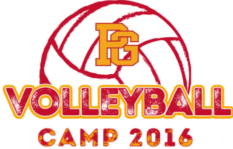 Pacific Grove High School Volleyball Camp T-shirt Design