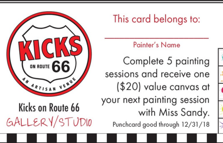 Kicks 66 Crosslake Punchcard