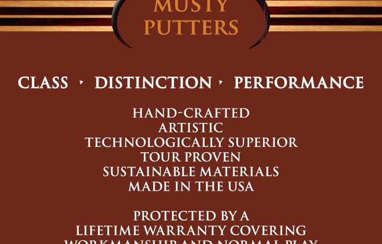 Musty Putter Logo and Marketing Materials