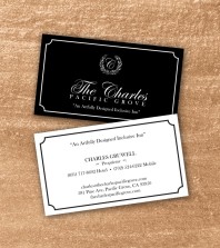 The Charles Pacific Grove Logo & Business Cards