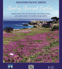 California Travel Guide Magazine Back Cover Ad Pacific Grove Chamber of Commerce